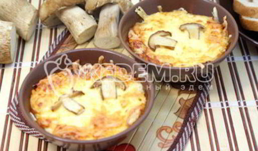 жульен из белых грибов