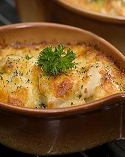 Рецепт жульена из кальмаров с шампиньонами