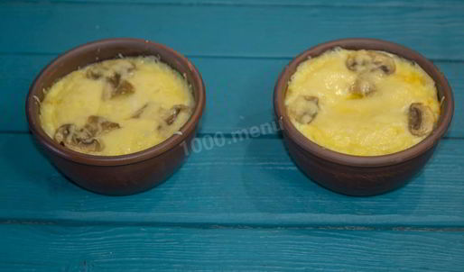 жульен из шампиньонов классический