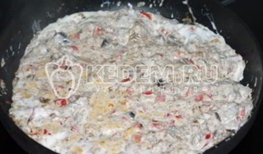 жульен с грибами в духовке