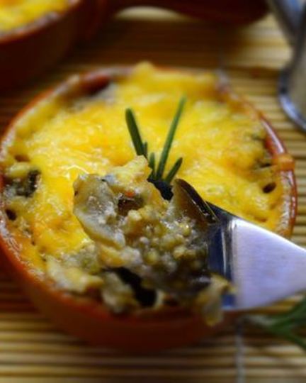 Рецепт жульен с вешенками и баклажанами