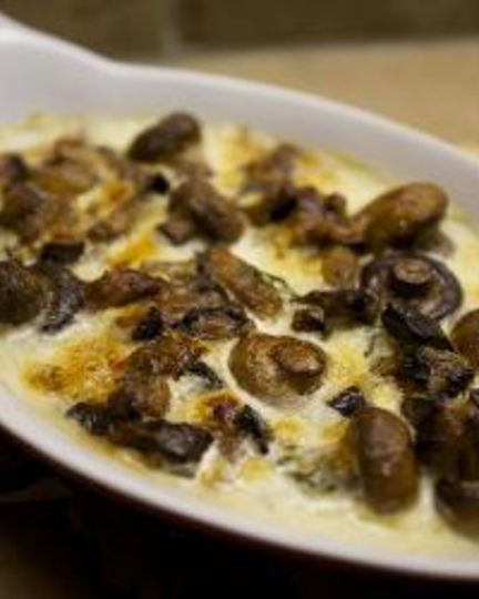 Рецепт жюльена из грибов и баклажан