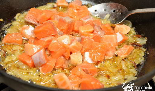 жюльен из красной рыбы