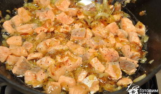 жюльен из красной рыбы