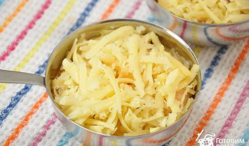 жюльен из красной рыбы