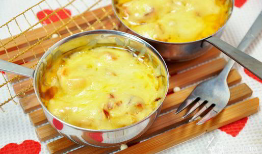 жюльен из красной рыбы