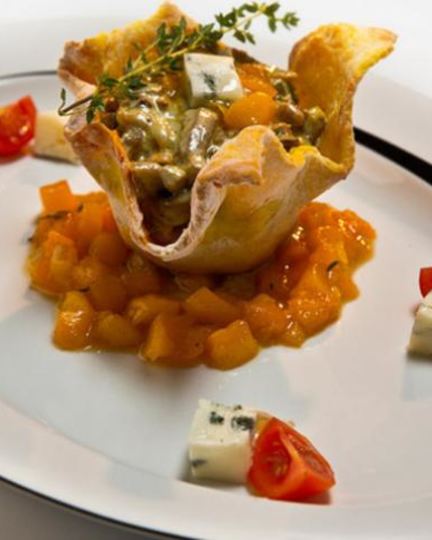 Рецепт жюльена из языка с абрикосовым чатни