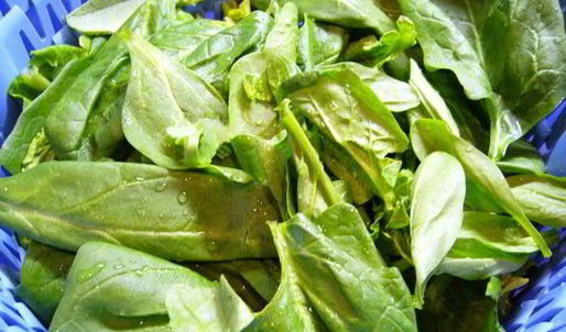 жюльен с грибами и шпинатом