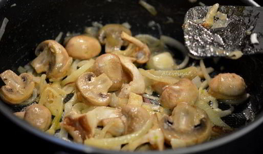 жюльен с грибами