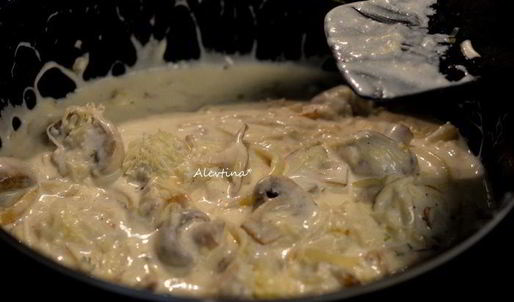 жюльен с грибами