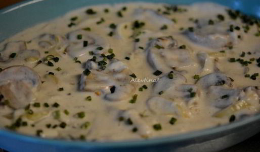 жюльен с грибами