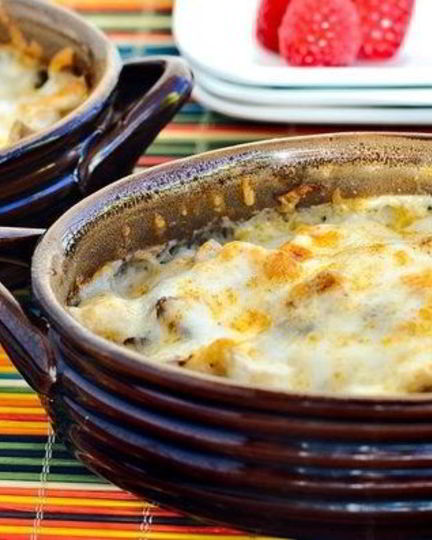 Рецепт жюльена с курицей и грибами