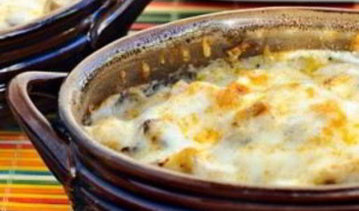 жюльен с курицей и грибами