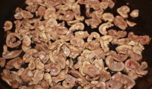 жюльен с почками