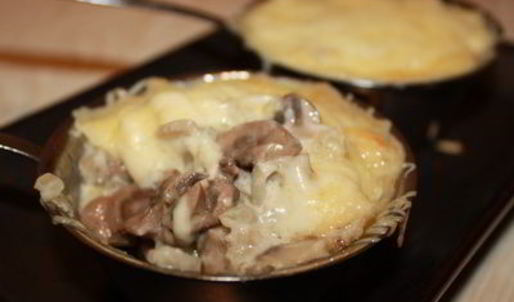 жюльен с почками