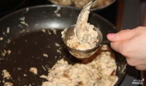 жюльен со сливками