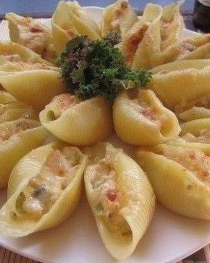 Рецепт жюльена в больших ракушках конкильони