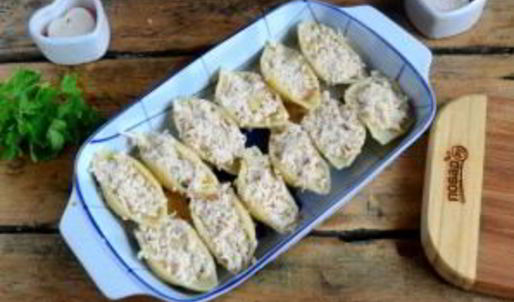 жюльен в больших ракушках