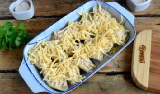 жюльен в больших ракушках