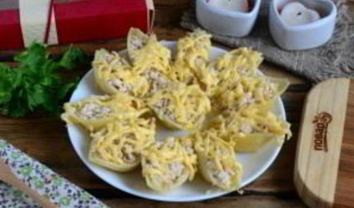 жюльен в больших ракушках