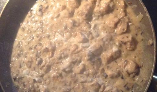 жюльен в грибных шляпках